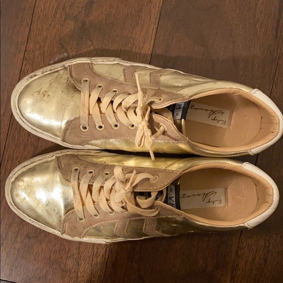 Vintage Havana Shoes Vintage Havana Gold Metallic Sneaker Poshmark